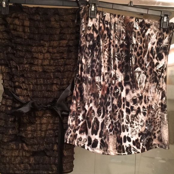 Rue21 Tops - Rue 21 tube tops girls night NWT M NWOT XL